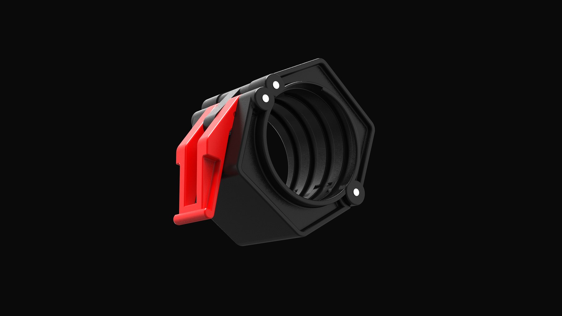 Barbell Collar - threaded squeeze clamp product render