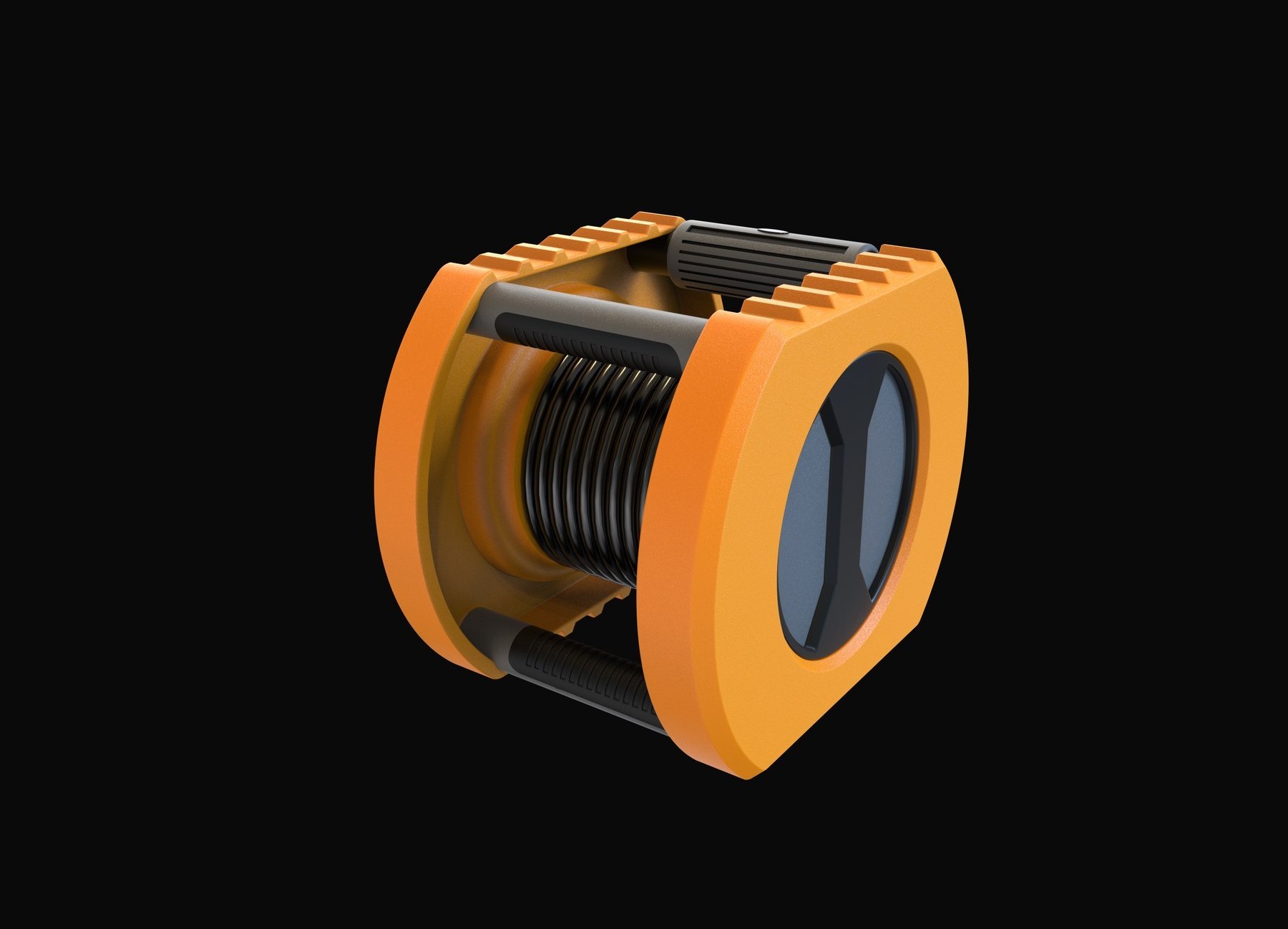 Extension Cord Reel - product render, three-quarter view