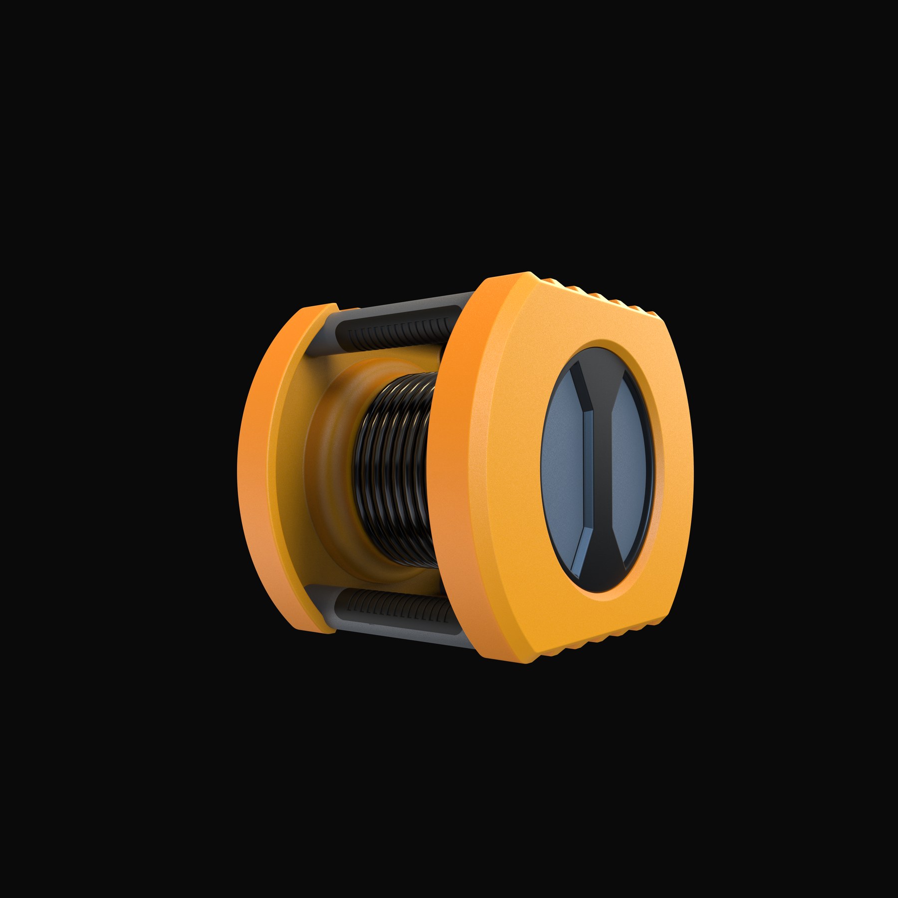 Extension Cord Reel - side profile view